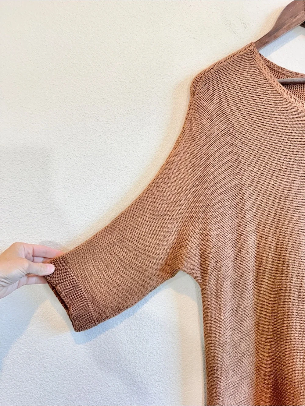 Chicos Coastal Grandmacore Oversized Knit Tunic Sweater Boho XXL Plus Size 4 E76